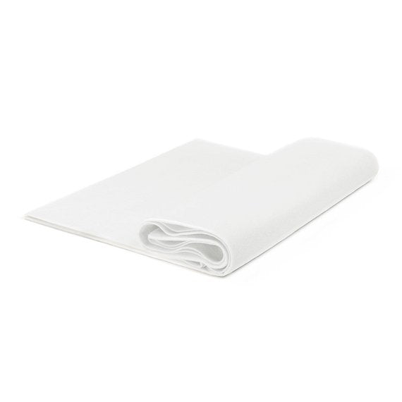 Flic Flac - 72 Wide Acrylic Felt Fabric - White - Sheet For Projects